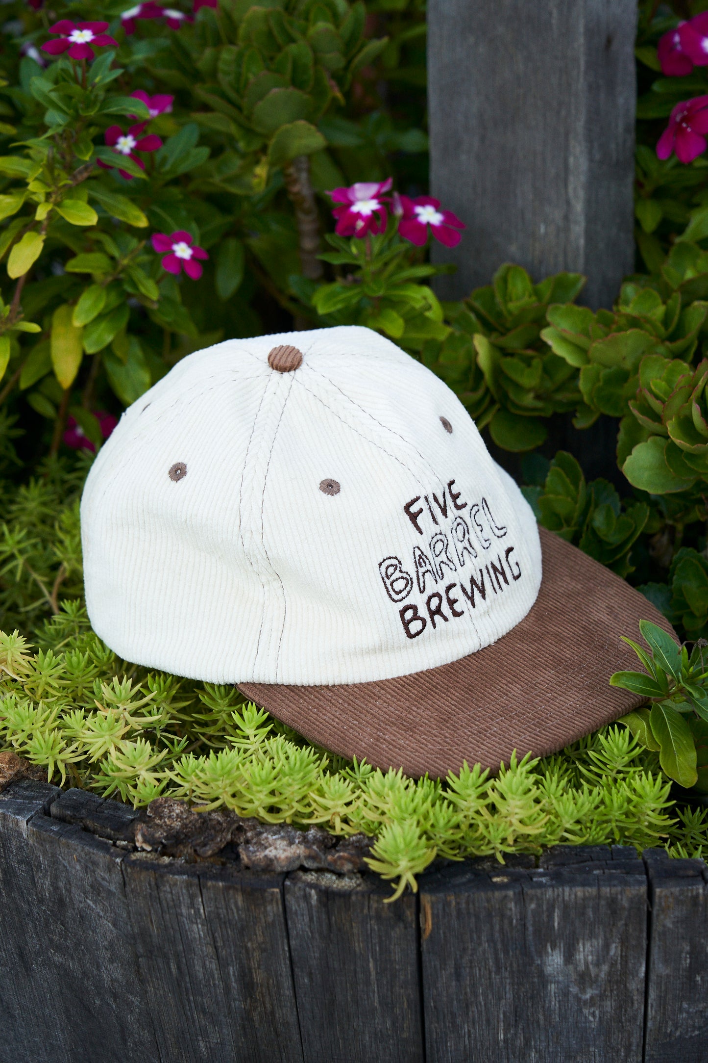Two Toned Cord Cap