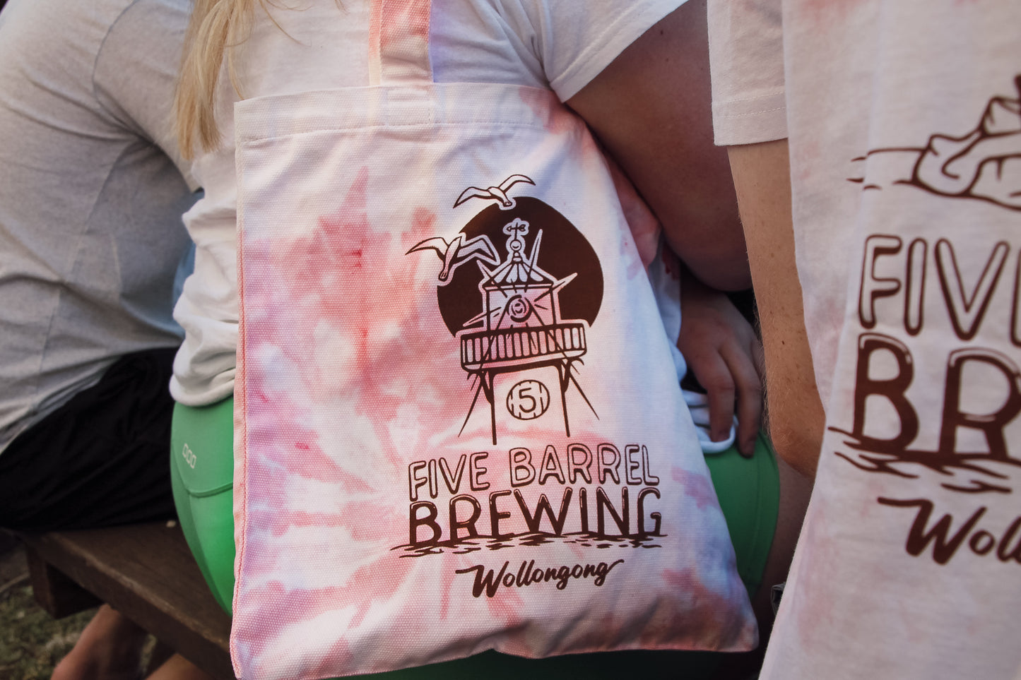 Limited Edition Tie Dye Tote Bag - Red
