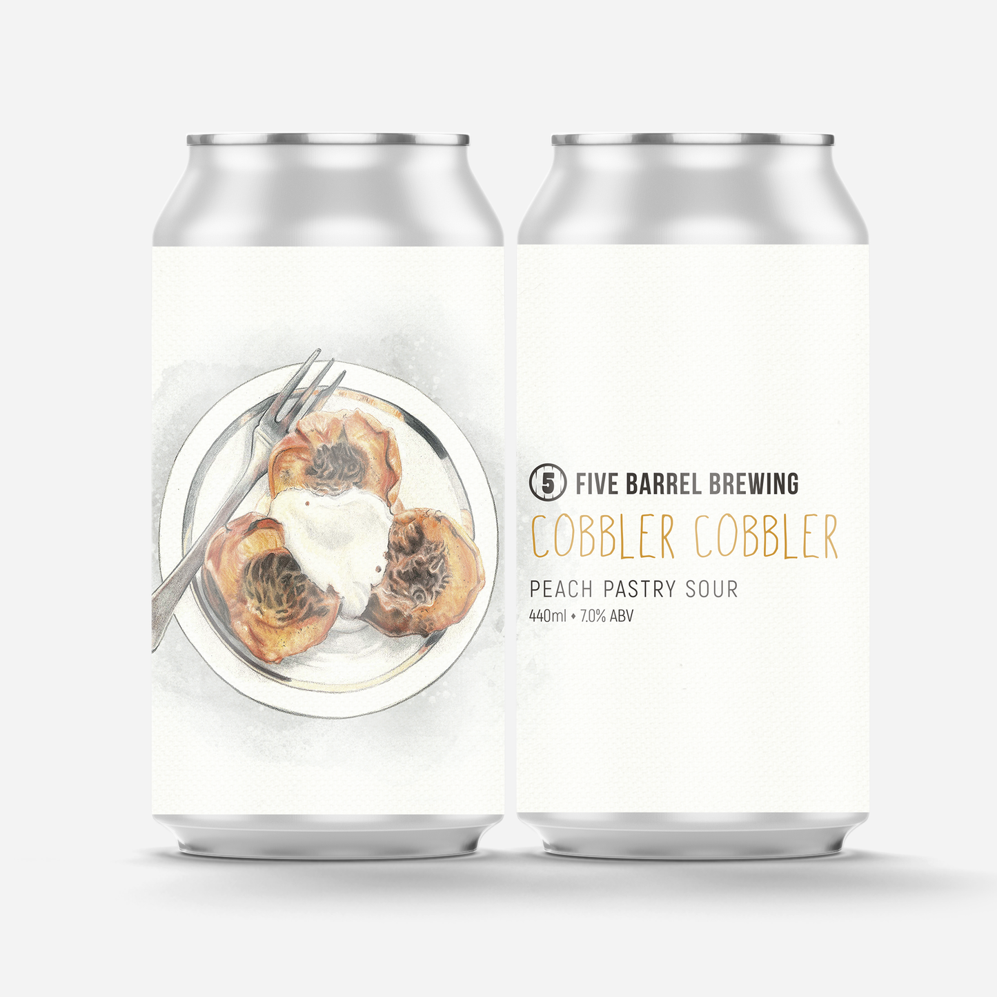 Cobbler Cobbler Peach Pastry Sour